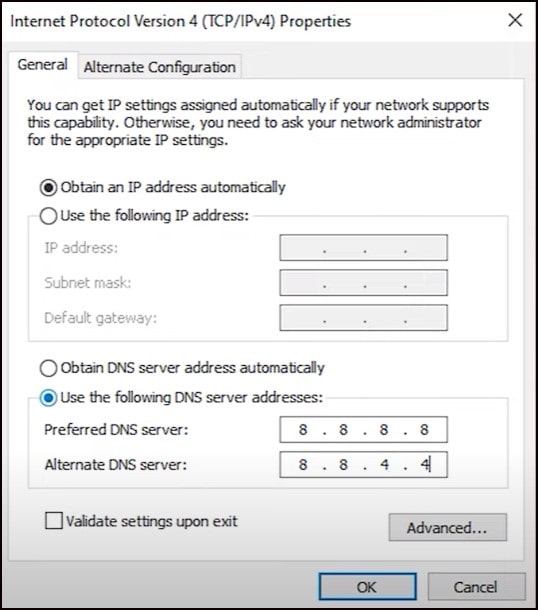 Set up a new DNS